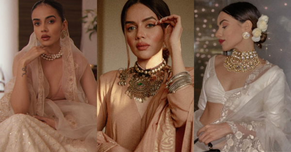 Komal Pandey Looks Stunning In Arpita Mehta’s Designer Blouse