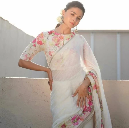 The Fashion Quotient Is Amped Up With Organza Sarees